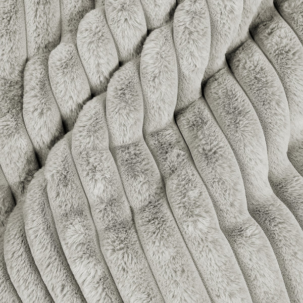 Albert Sækkestol Sofa 3 pers - Ultraplysfløjl Salviegrøn Fabric Close-up Image