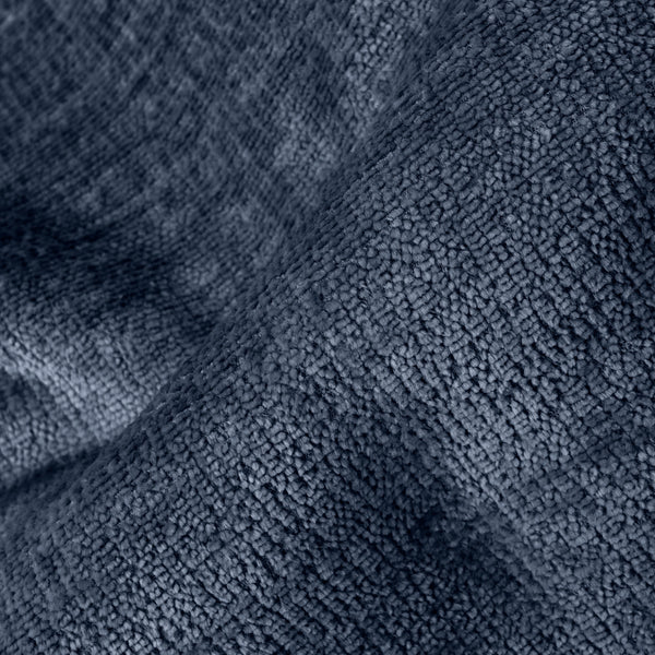 Bubble-sækkesofa - Chenille Navy Fabric Close-up Image