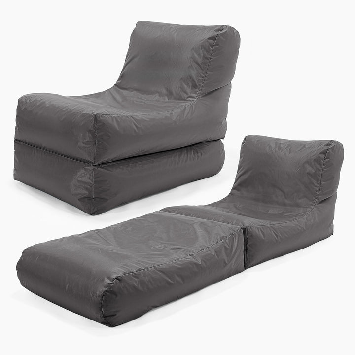 SmartCanvas™ Lounger Sækkestol - Grafit 01