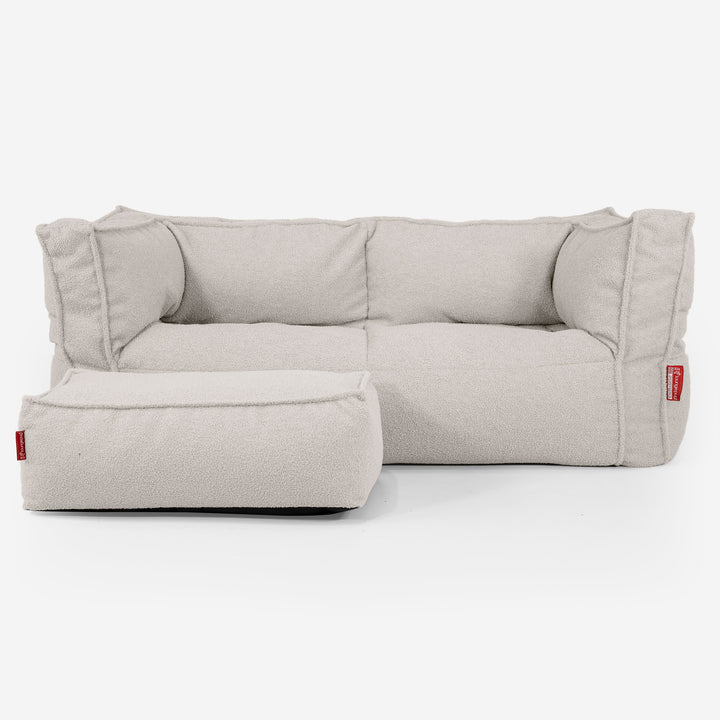 Albert Sækkestol Sofa 2 pers - Boucle Elfenben_02