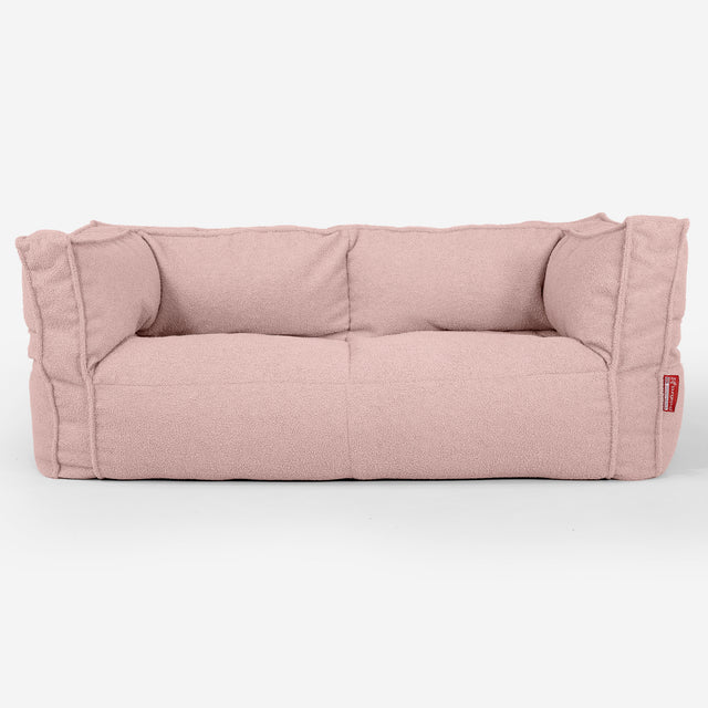 Albert Sækkestol Sofa 2 pers - Boucle Lyserød_01