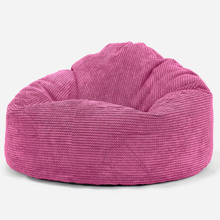 Snuggle Kæmpe Sækkestol til Børn 3-8 år - Pom Pom Pink 02